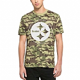 Men's Pittsburgh Steelers '47 Alpha Men's T Shirt Camo,baseball caps,new era cap wholesale,wholesale hats